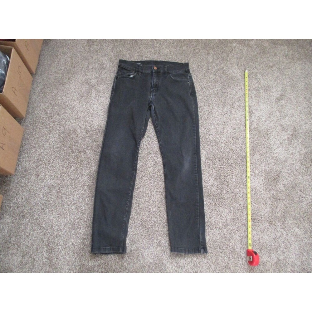 Mugsy Jeans Mens 30x30 Squid Inks Black Stretch Denim Slim Fit Pants FLX3NSQ